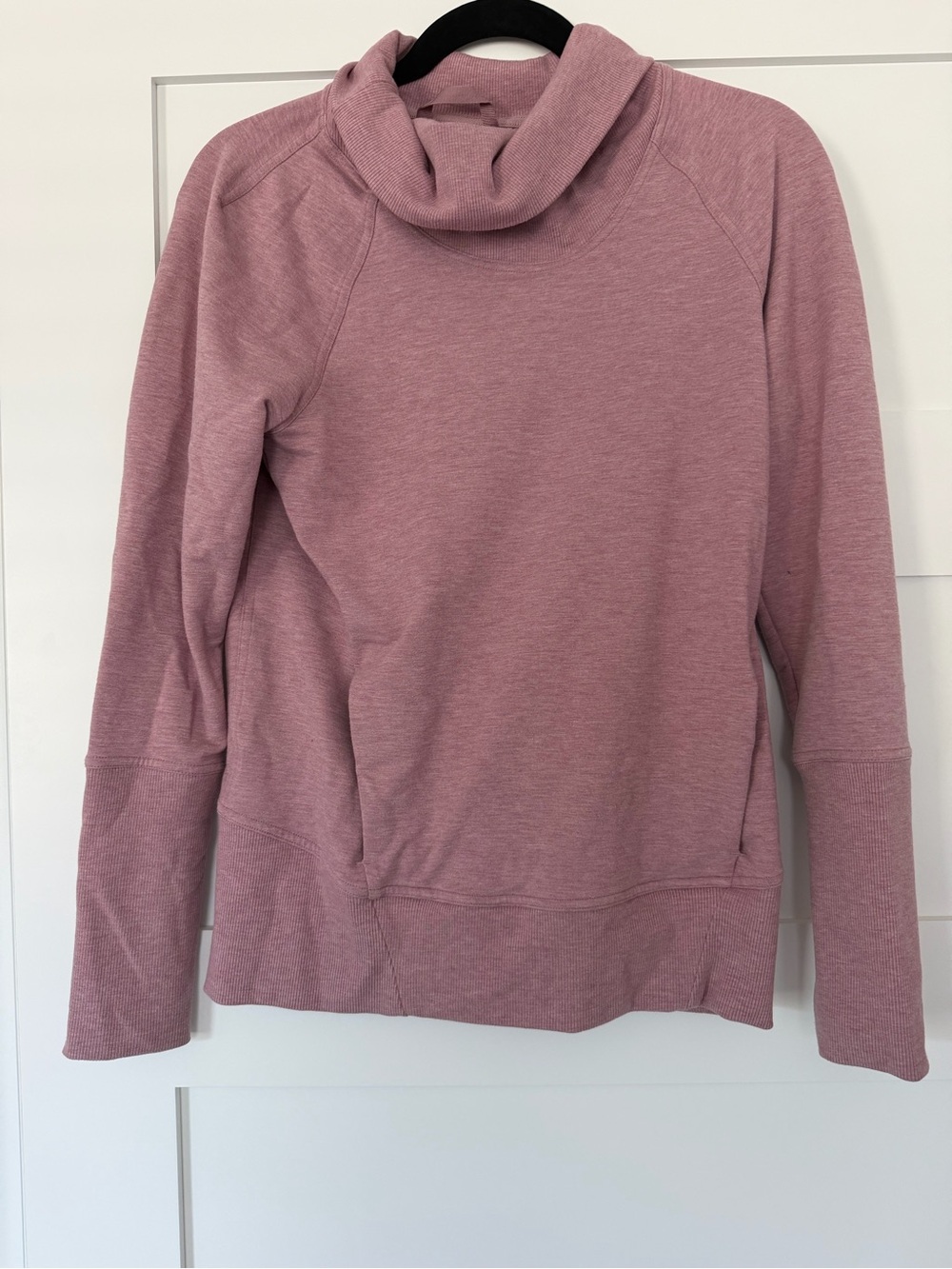 Lululemon Women’s Dusty Rose Cowl Neck Pullover Top